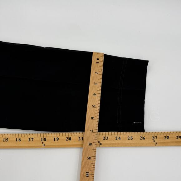 ANTHROPOLGIE Women Ankle Zip Comfort Career Pants Size L Black High Rise Stretch - Picture 10 of 10